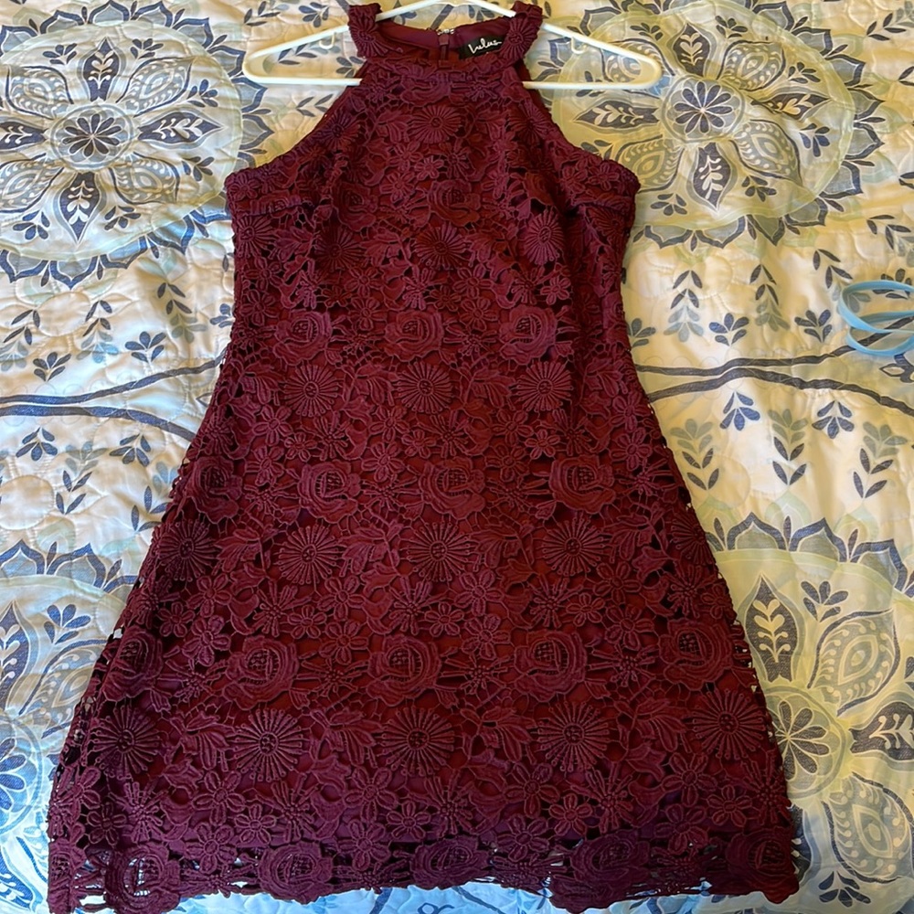 Lulus Maroon Dress